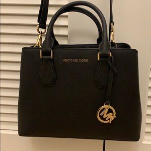 Michael Kors leather black bag